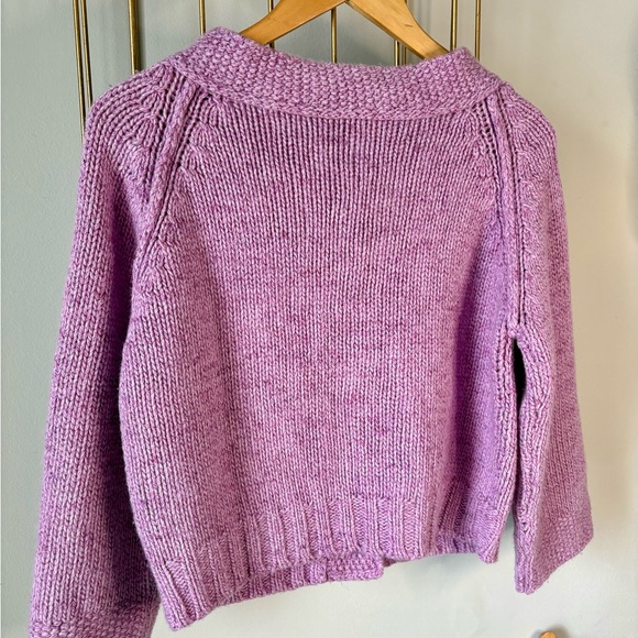 Tonet || Italian Wool/Cashmere Blend Knit Cardigan - Picture 6 of 8